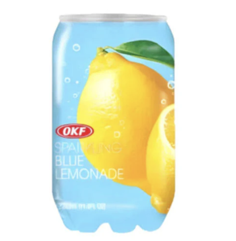 OKF Sparkling Drink Blue Lemonada Flavor 350ml｜OKF 气泡水 蓝色柠檬味 350ml