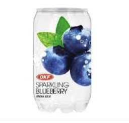 OKF Sparkling Drink Blueberry Flavor 350ml｜OKF 气泡水 蓝莓味 350ml