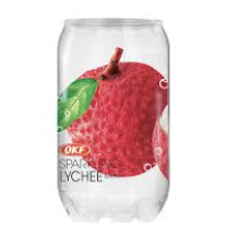 OKF Sparkling Drink Lychee Flavor 350ml｜OKF 气泡水 荔枝味 350ml