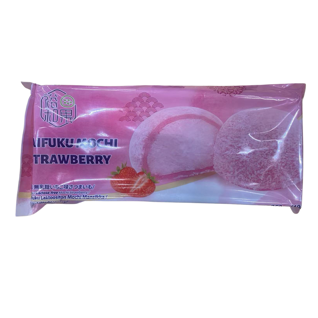 Daifuku Lactose-free Mochi Strawberry 250g| 大福 无乳糖草莓味麻糬 250g
