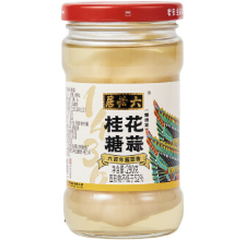 LBJ Chinese Sweet Garlic With Osmanthus 290g | 六必居 桂花糖蒜 290g