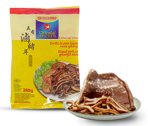 Oriental Kitchen Pig Ear Five Spice Flavor 280g | Oriental Kitchen 卤猪耳 五香味 280g