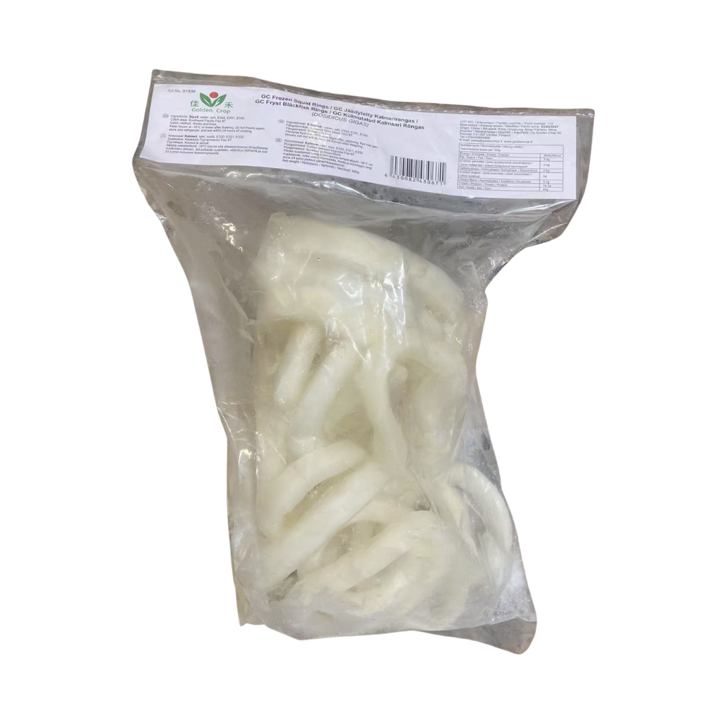 GC Frozen Squid Rings (DOSIDICUS GIGAS) 800g | 佳禾 冷冻鱿鱼圈 800g