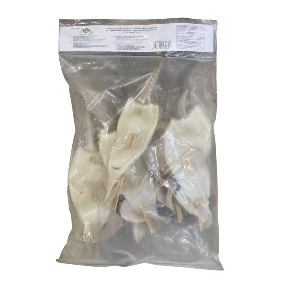 GC Frozen Squid Skewers (ILLEX ARGENTINUS) 800g | 佳禾 冷冻鱿鱼串 800g