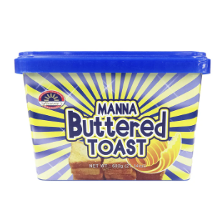 LAURA'S Manna Buttered Toast - Tubs 600g | LAURA'S Manna 黄油吐司 桶装 600g
