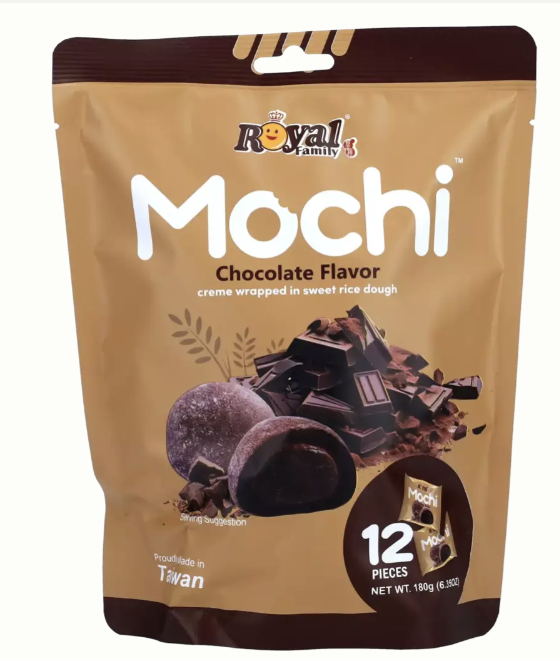 ROYAL FAMILY Mochi Chocolate Flavor 180g | 皇族 麻薯 巧克力味 180g