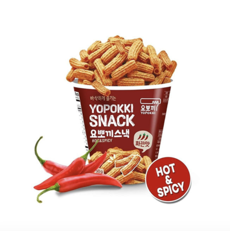 YOUNGPOONG Topokki Cracker Hot Spicy Flavor 50g | YOUNGPOONG 辣炒年糕脆条 香辣味 50g