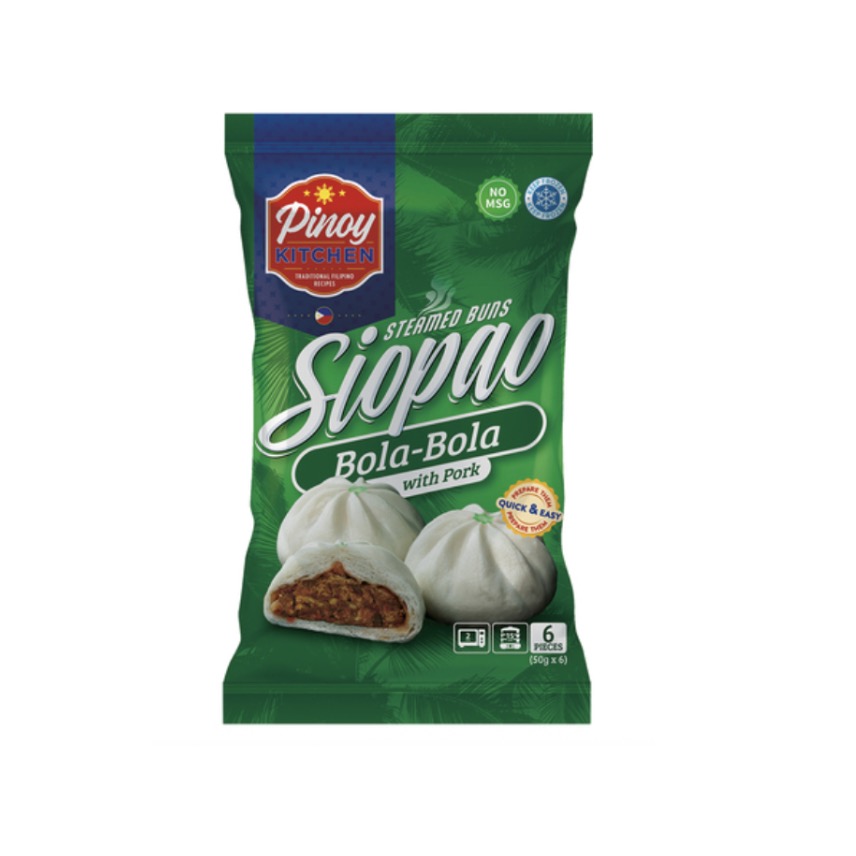 PINOY KITCHEN Steamed Buns Siopao Bola Bola Pork 300g | PINOY KITCHEN 菲律宾风味猪肉包（Bola Bola）300g