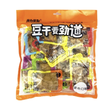 QLQW Snack Tofu Mixed Flavor 400g | 亲力亲为 手磨豆干 混合味 400g