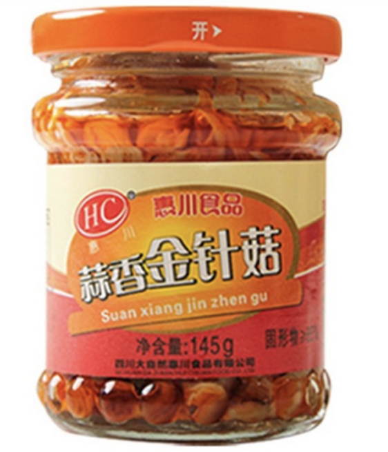 HC Enoki Mushroom Hotpot Flavor 220g | 惠川 金针菇 火锅味 220g