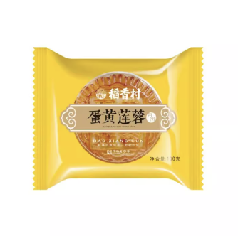 DXC Mooncake Egg Yolk Lotus Seed paste Flavor 100g | 稻香村 蛋黄莲蓉月饼 100g
