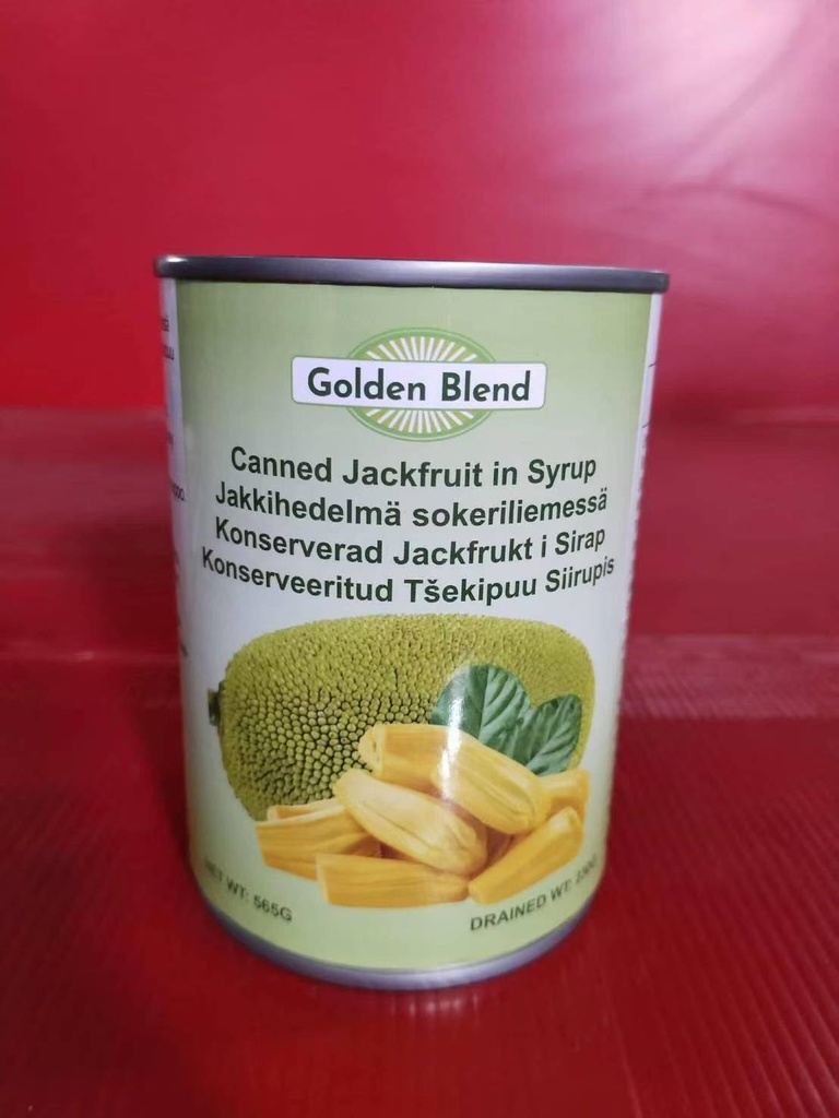 Golden Blend Canned Jackfruit in syrup 565g | Golden Blend 糖水菠萝蜜罐头 565g