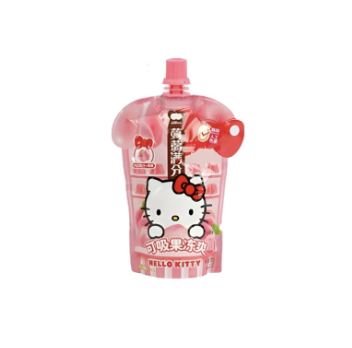 YJPZ Sanrio Konjac Jelly Peach Flavor 125g | 盐津铺子 可吸果冻爽 水蜜桃味 125g