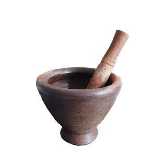 NF Earthen Mortar & Pestle Set L 23cm | NF 研磨器和杵整套 L 23cm