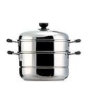 Stainless Steel Steam Cooker 34cm/SET | 不锈钢蒸锅34cm /套