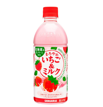 SANGARIA Strawberry Milk 500ml | 三佳利 草莓牛奶 500ml
