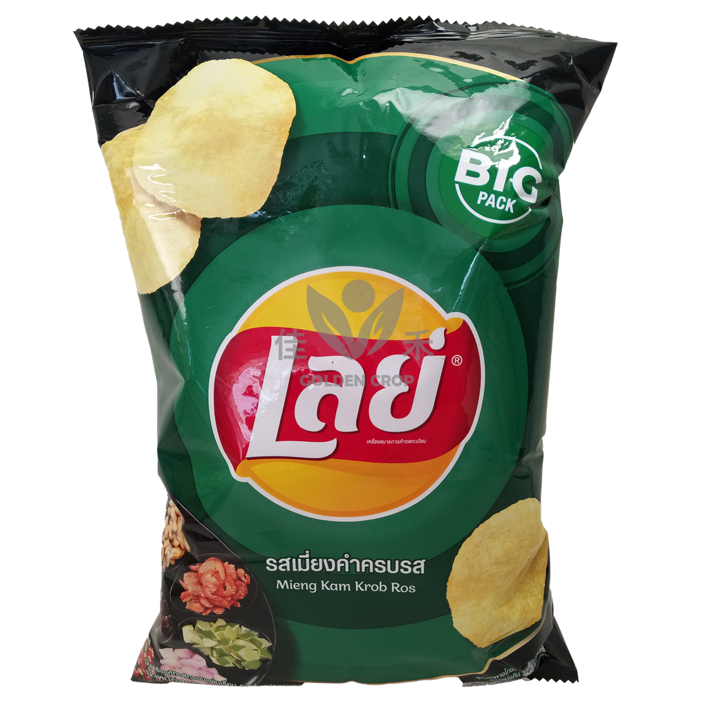 Lays Potato Chips Miang Kum 75g | 乐事 薯片 泰式面康味 75g