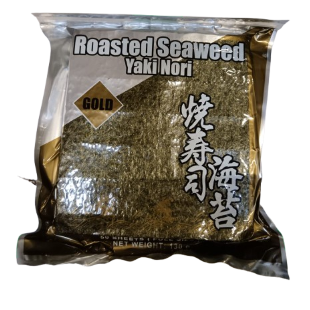 SHIRAKIKU Yakinori Sushi GOLD 50shts 130g | Shirakiku 金色寿司紫菜 50张 130g