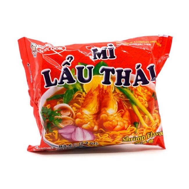 ASEA ACECOOK Mi Lau Thai Shrimp Flavour 83g | ACECOOK 泰国虾面  83g