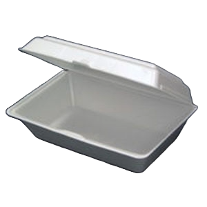 Foam Lounasrasia MINI (Lunch Box) 18.5 x 15.4 x 7.6 cm 125 kpl | 泡沫午餐盒 迷你 18.5 x 15.4 x 7.6 cm 125个