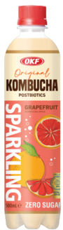 OKF Kombucha Sparkling Drink Grapefruit Flavor 500ml丨OKF 康普茶气泡饮料 西柚味 500ml