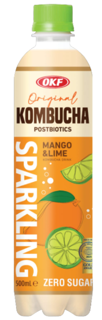 OKF Kombucha Sparkling Drink Mango Lime Flavor 500ml丨OKF 康普茶气泡饮料 芒果柠檬味 500ml