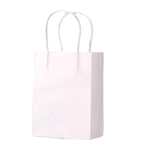 JUKU Logo White Paper Bag 32*30*18cm*250pcs/CTN | JUKU 白色纸外卖袋 长32cm*高30cm*宽18cm 250个/箱