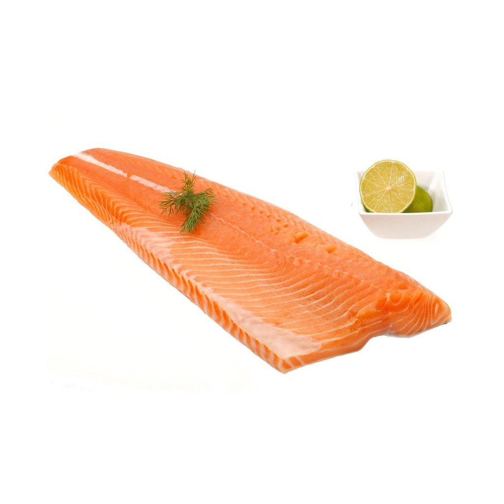 Fresh Lohi with Skin On /kg | 新鲜 真空包装 三文鱼(带皮) /kg
