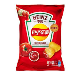 LAY'S Potato Chips Heinz Ketchup Flavor 70g | 乐事 薯片 亨氏番茄酱味 70g