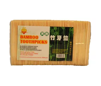 Golden Lion Bamboo Tooth Picks 2200pcs | 金狮牌 竹牙签 2200pcs