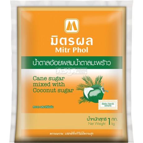  MITR PHOL Soft Cane & Coconut Sugar Mix 95.2% 1kg | Mitr Phol 甘蔗椰糖混合 95.2％ 1kg