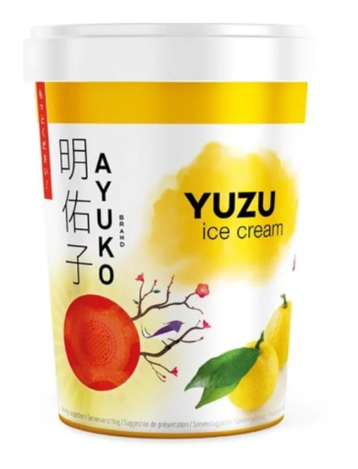 Ayuko Ice Cream Yuzu 500ml | 明佑子 柚子冰淇淋 500ml