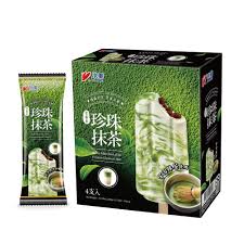 Xiao Mei Bobo Matcha Latte 75g* 4/unit | 小美 珍珠抹茶 冰棒 75g * 4支装