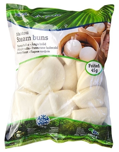 Planets  Pride Steam Bao Buns Mantou (Folded 45g pc) 990g | PP 刈包/荷叶夹/割包 990g