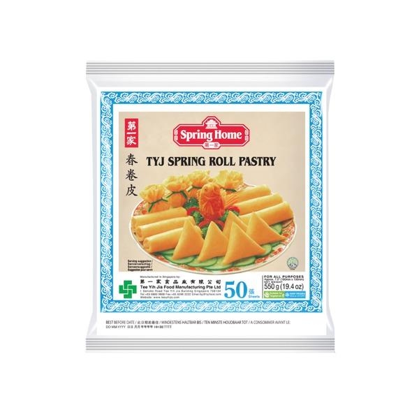 TYJ Spring Roll Pastry 190mm/50sht  550g/PKT | 第一家 春卷皮 190mm 550g