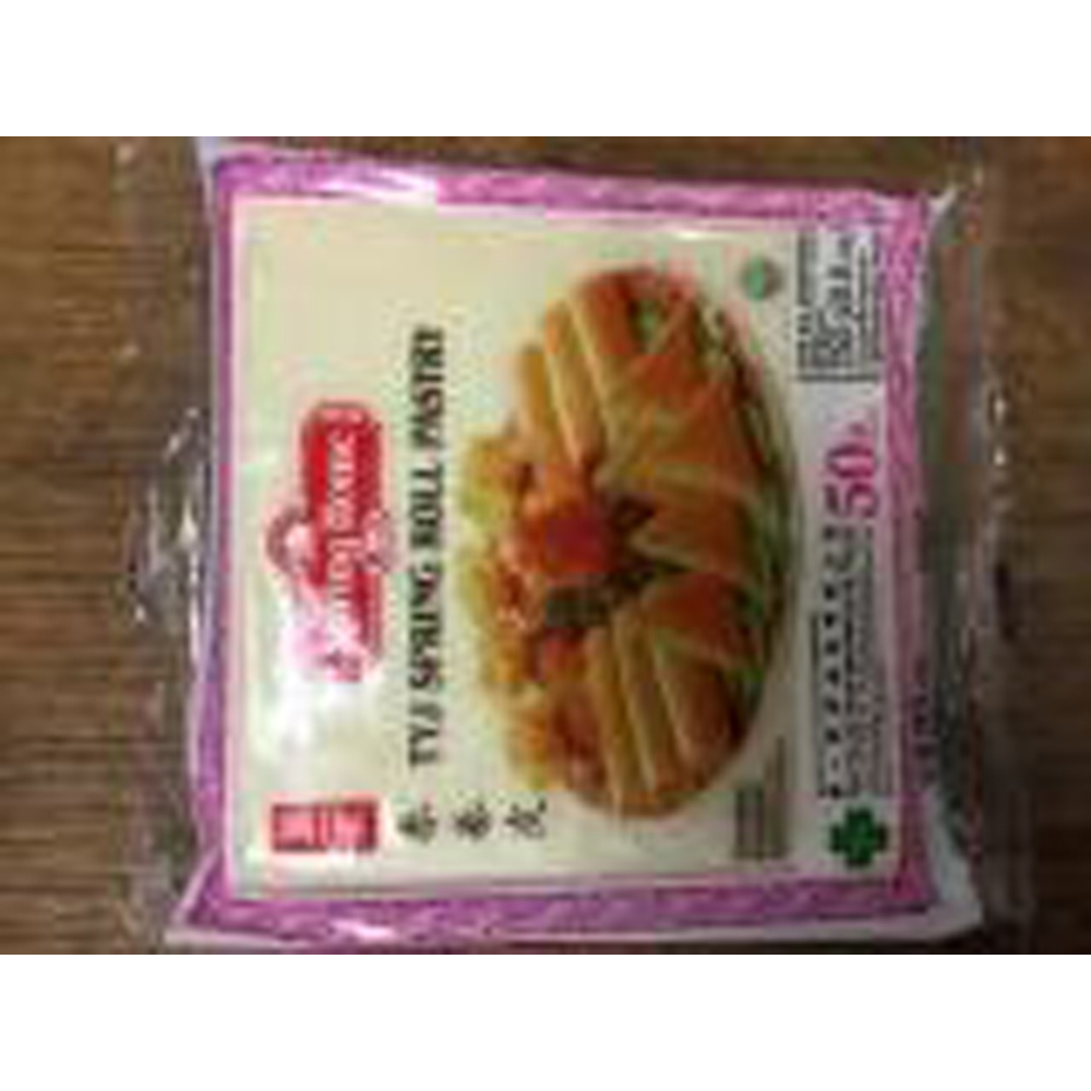 TYJ Spring Roll Pastry SMALL 125mm/50sht/250g/PKT | 第一家 春卷皮 小 250g