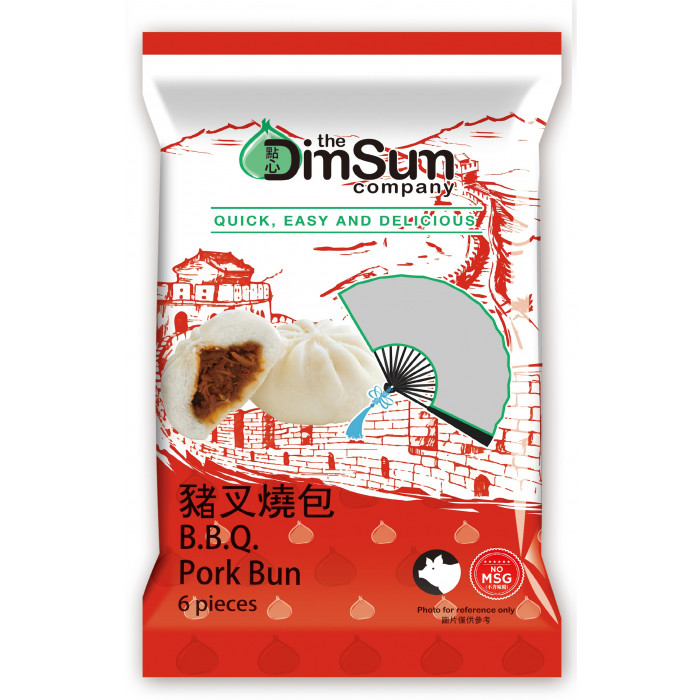 Dimsum BBQ Pork Bun 6pcs 300g | 点心牌 叉烧包 (6pcs) 300g