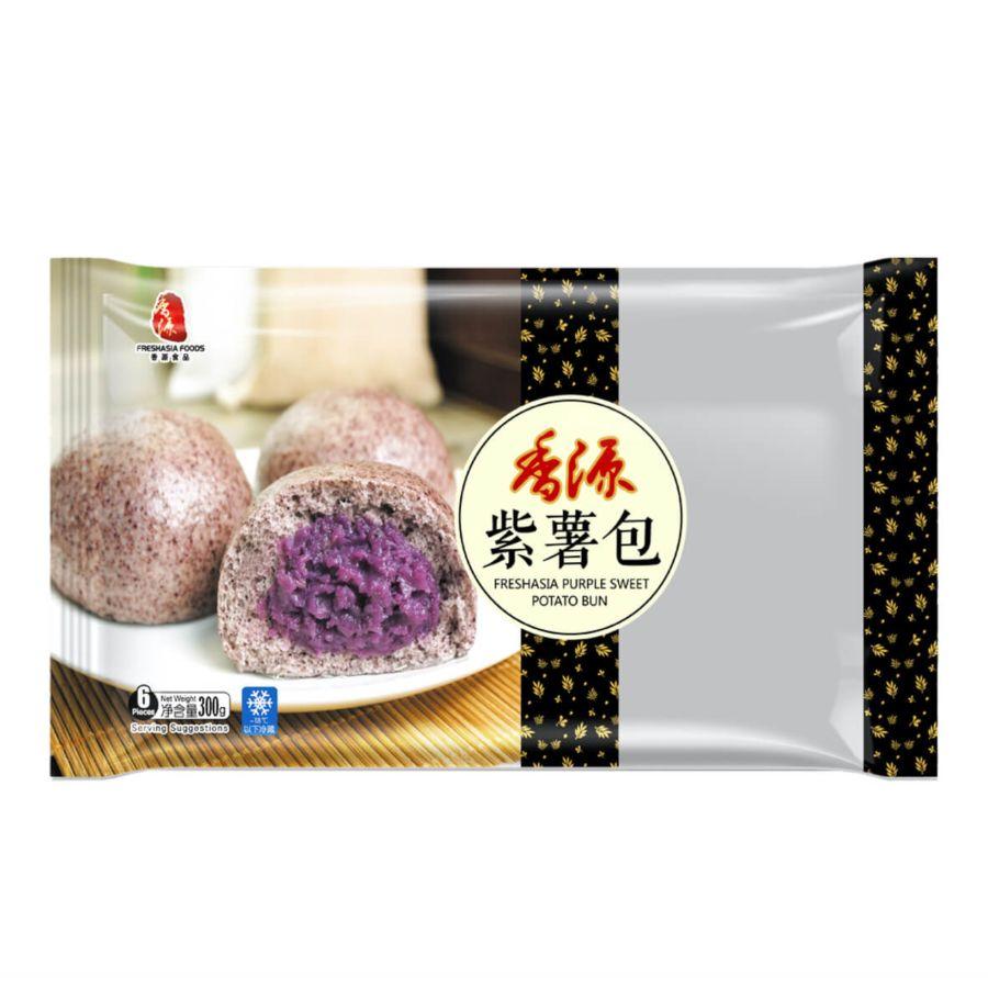 FF Purple Sweet Potato Bun 300g | 香源紫薯包 300g