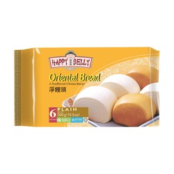 HAPPY BELLY Oriental Bread Plain 300g/PKT | HAPPY BELLY   净馒头 300g 