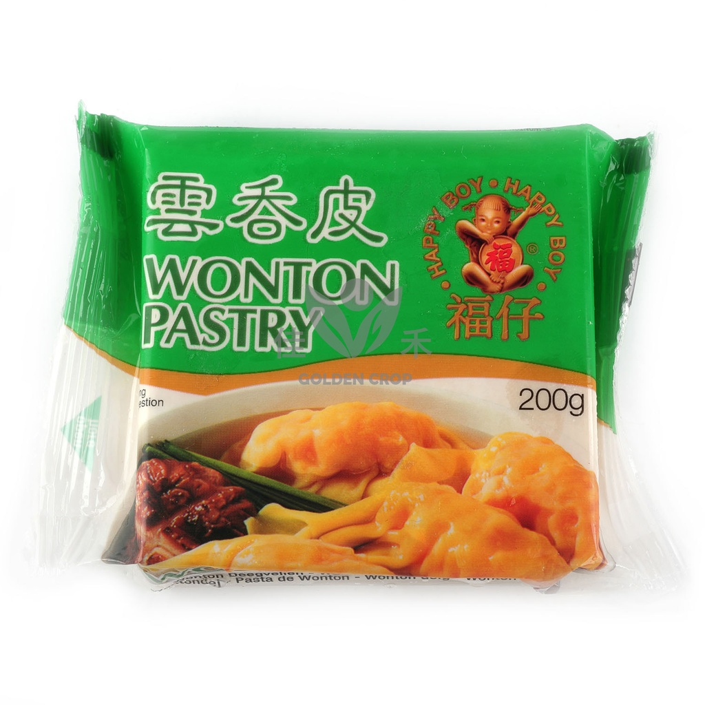 HAPPY BOY WONTON PASTRY 200g | 福仔 云吞皮 200g