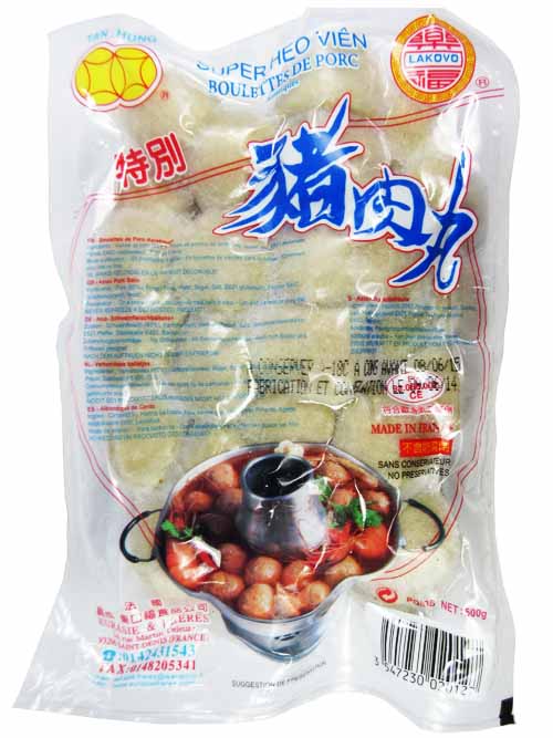 Lakovo Pork meatballs 500g | Lakovo 猪肉丸 500g