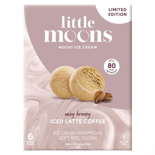 Little Moons Mochi (Iced Latte Coffee) 192g | 小月亮 麻薯冰淇淋 (冰拿铁) 192g