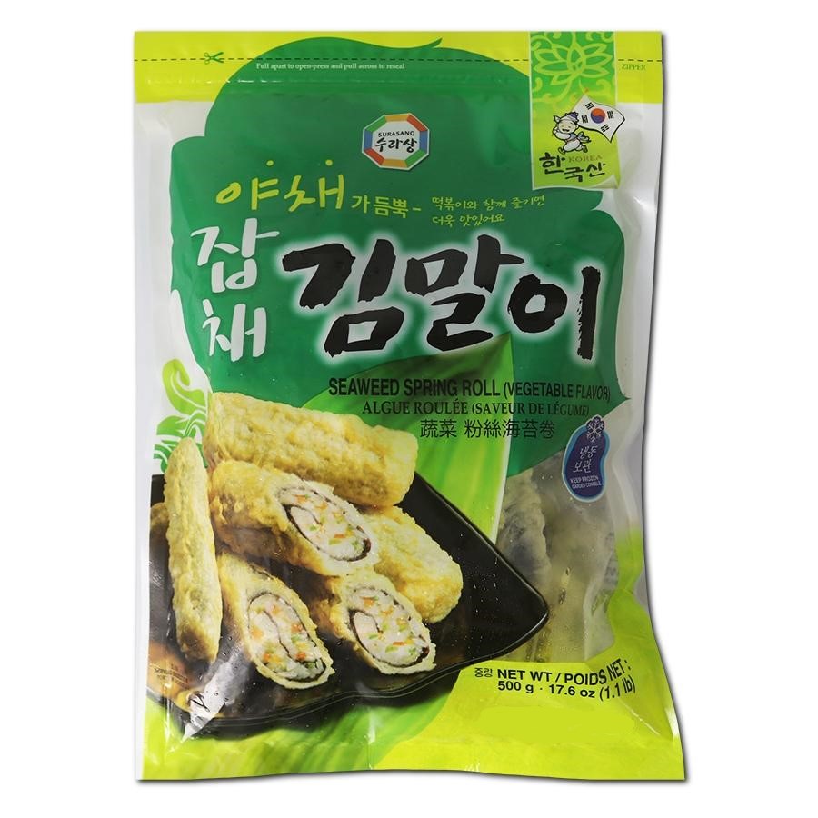 Surasang Seaweed  Roll (Vegetable) 500g | 韩国 三进牌 蔬菜海苔卷 500g