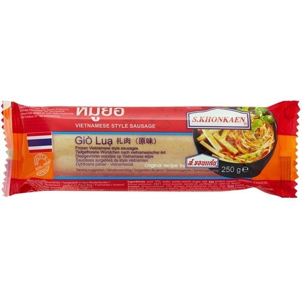  S.Khonkaen Gio Lua Sausage  Vietnamese  Style 250g | S.Khonkaen Gio Lua 香肠越南风味 250g