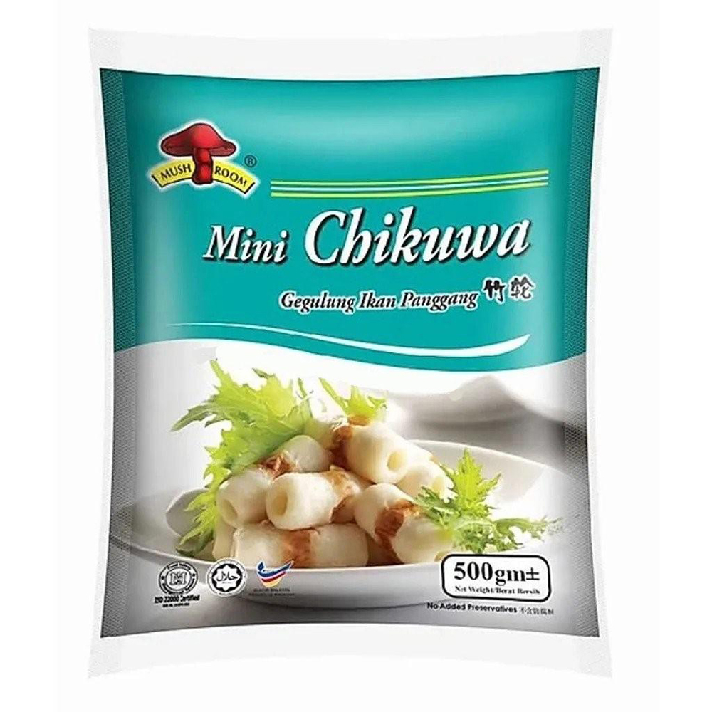 Mushroom Mini Chikuwa 500g | 香菇牌 竹轮 500g