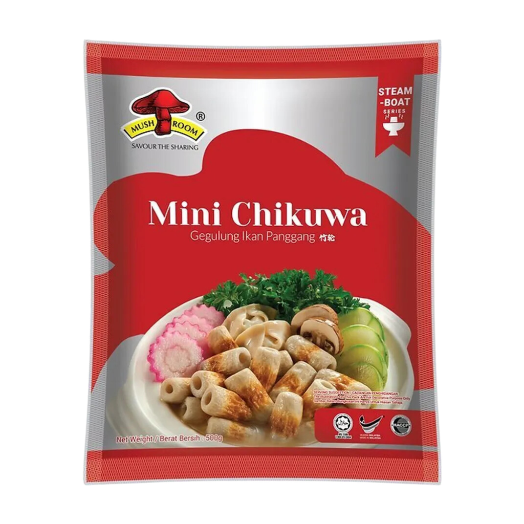 Mushroom Mini Chikuwa 500g | 香菇牌 竹轮 500g