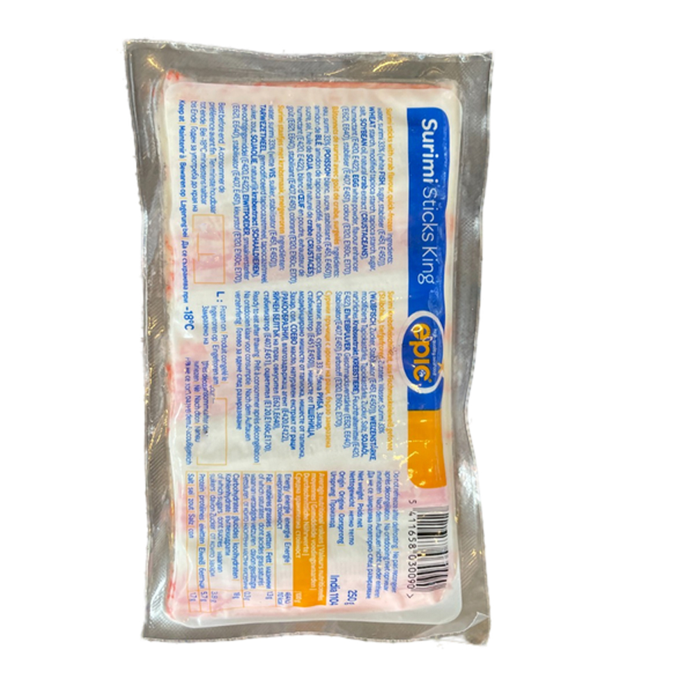 Surimi Stick 7cm 250g | 短 蟹肉棒(蟹柳) 250g