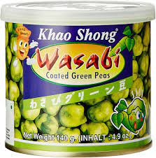 Khao Shong Wasabi Peas 140g | KS 脆皮青豆 芥末味 140g