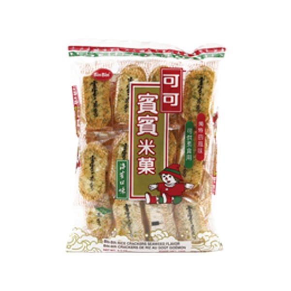 BINBIN Rice Crackers Seaweed Flavor 150g | BIN BIN 米果 海苔味 150g