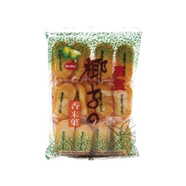 BINBIN Rice Crackers Coconut Flavor 150g | BIN BIN 米果 椰子味 150g